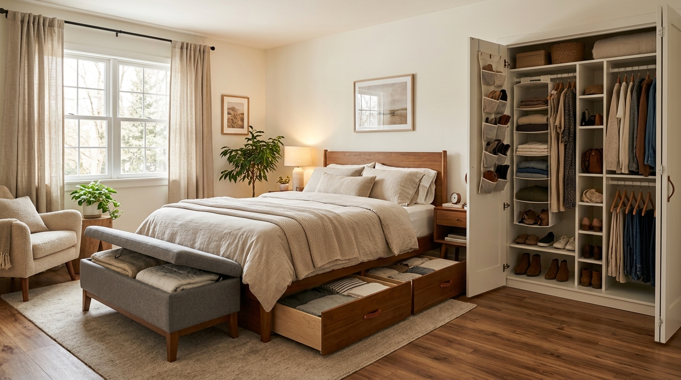 Smart Bedroom Storage Ideas