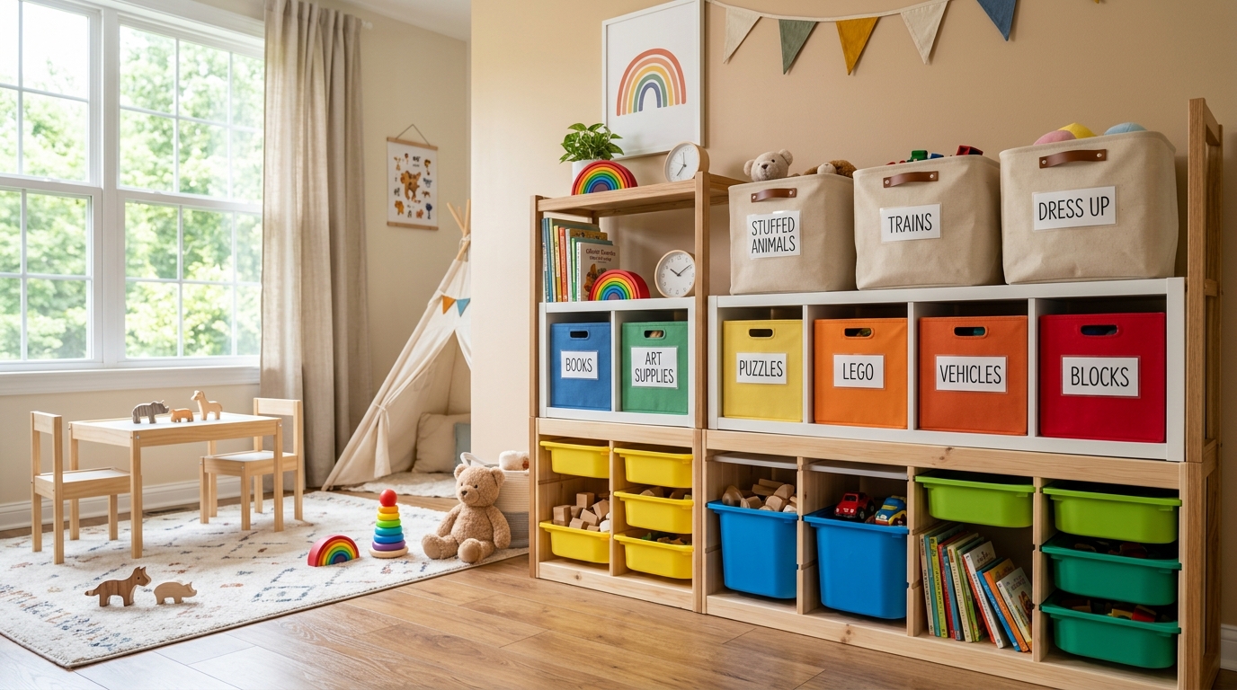 Toy Storage Tips for a Clutter-Free Playroom