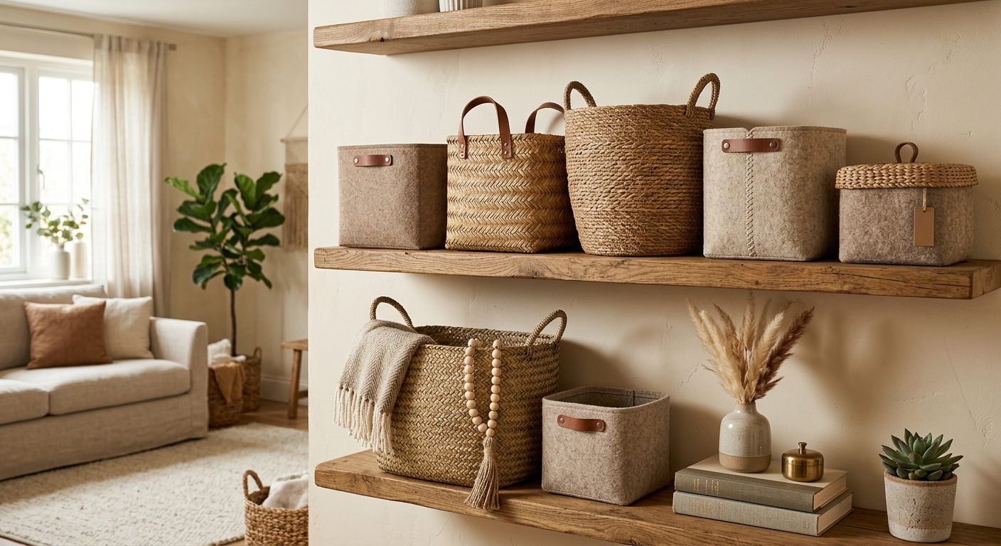 Decorative Baskets & Bins